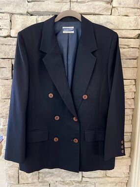 Pendleton Women's Double-Breasted Navy